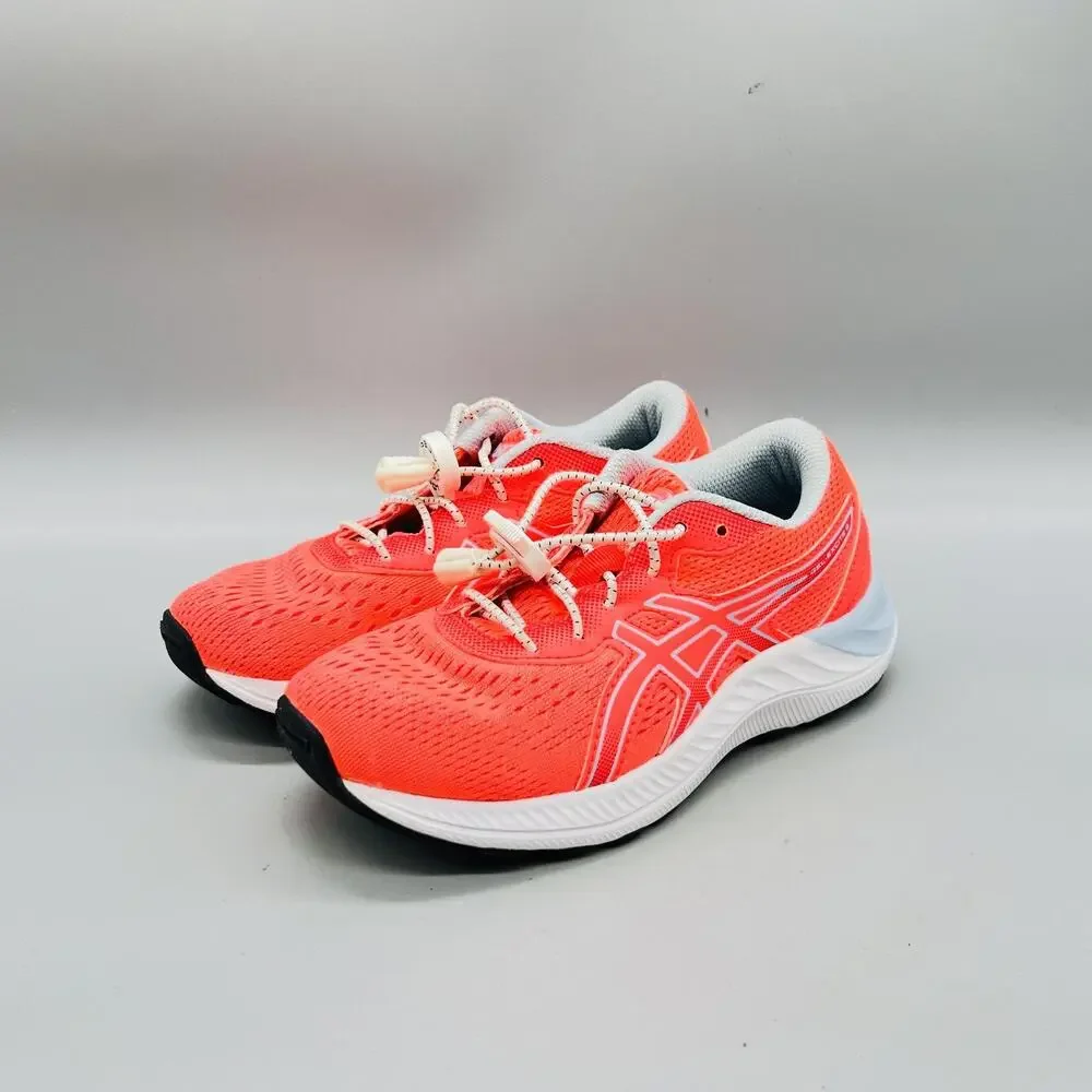 ASICS Shoes Girls 1 Red Mesh Gel-Excite 8 Running Athletic Casual Sneakers